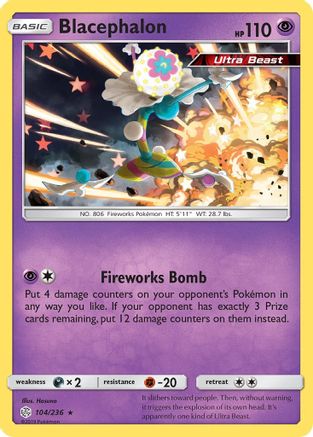 Blacephalon 104/236 - [SM  Cosmic Eclipse] Holofoil