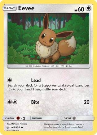 Eevee - 166/236 166/236 - [SM  Cosmic Eclipse]