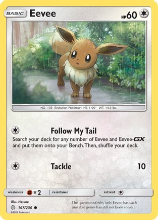 Eevee - 167/236 167/236 - [SM  Cosmic Eclipse]