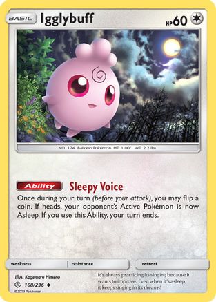 Igglybuff 168/236 - [SM  Cosmic Eclipse]