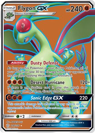 Flygon GX (218/236) [Soleil et Lune : Éclipse Cosmique] 