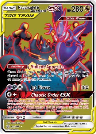 Naganadel &amp; Guzzlord GX (223/236) [Soleil et Lune : Éclipse cosmique] 