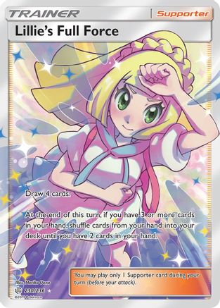 Lillie's Full Force (Full Art)/236 - [SM  Cosmic Eclipse] Holofoil