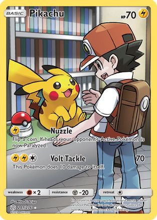 Pikachu (241/236) [Soleil et Lune : Éclipse Cosmique] 