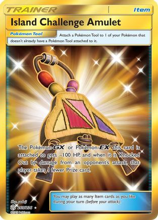 Island Challenge Amulet (Secret) 265/236 - [SM  Cosmic Eclipse] Holofoil