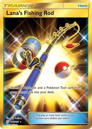 Lana's Fishing Rod (Secret) 266/236 - [SM  Cosmic Eclipse] Holofoil