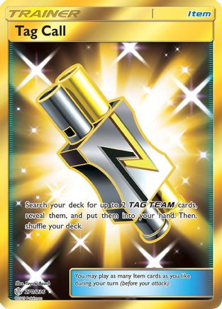 Tag Call (Secret) 270/236 - [SM  Cosmic Eclipse] Holofoil