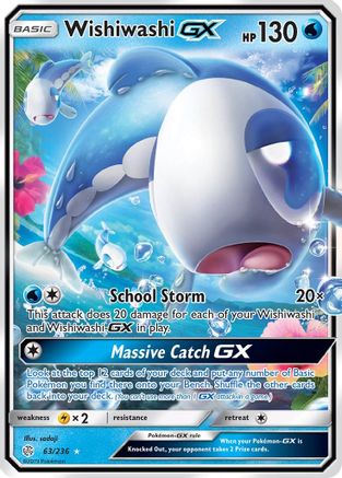 Wishiwashi GX (63/236) [Soleil et Lune : Éclipse cosmique] 