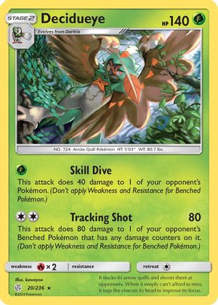 Decidueye 20/236 - [SM  Cosmic Eclipse] Holofoil