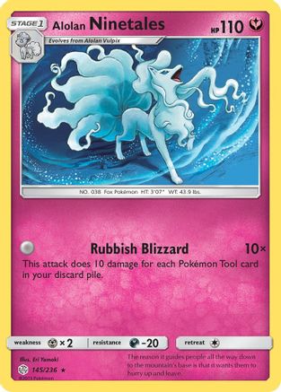 Alolan Ninetales (145/236) [Soleil et Lune : Éclipse cosmique] 