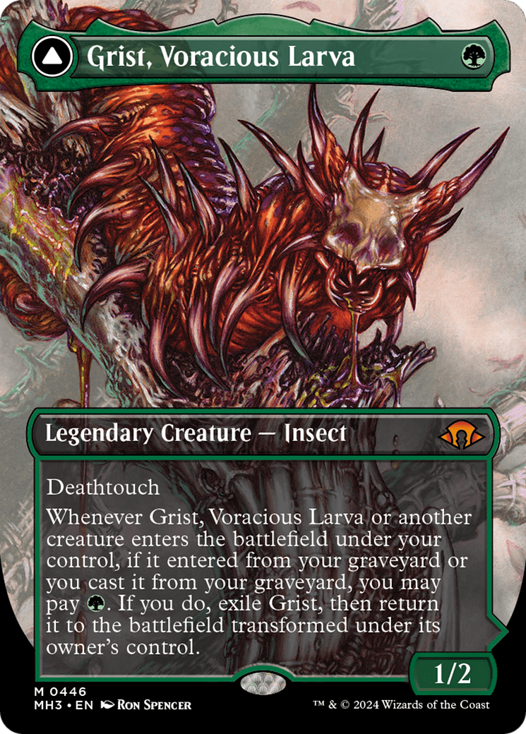 Grist, larve vorace // Grist, l'essaim de peste (MH3-446) - [Modern Horizons 3] (sans bordure) Foil 