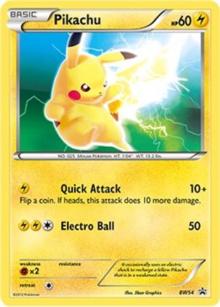 Pikachu - BW54/101 - [Black and White Promos]