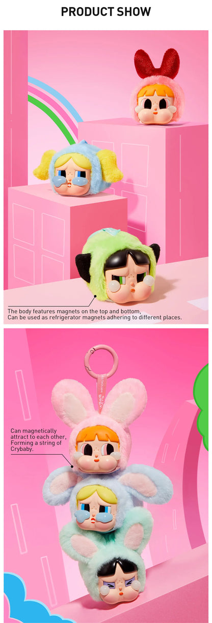 CRYBABY × Powerpuff Girls Series Vinyl Face Plush Blind Box
