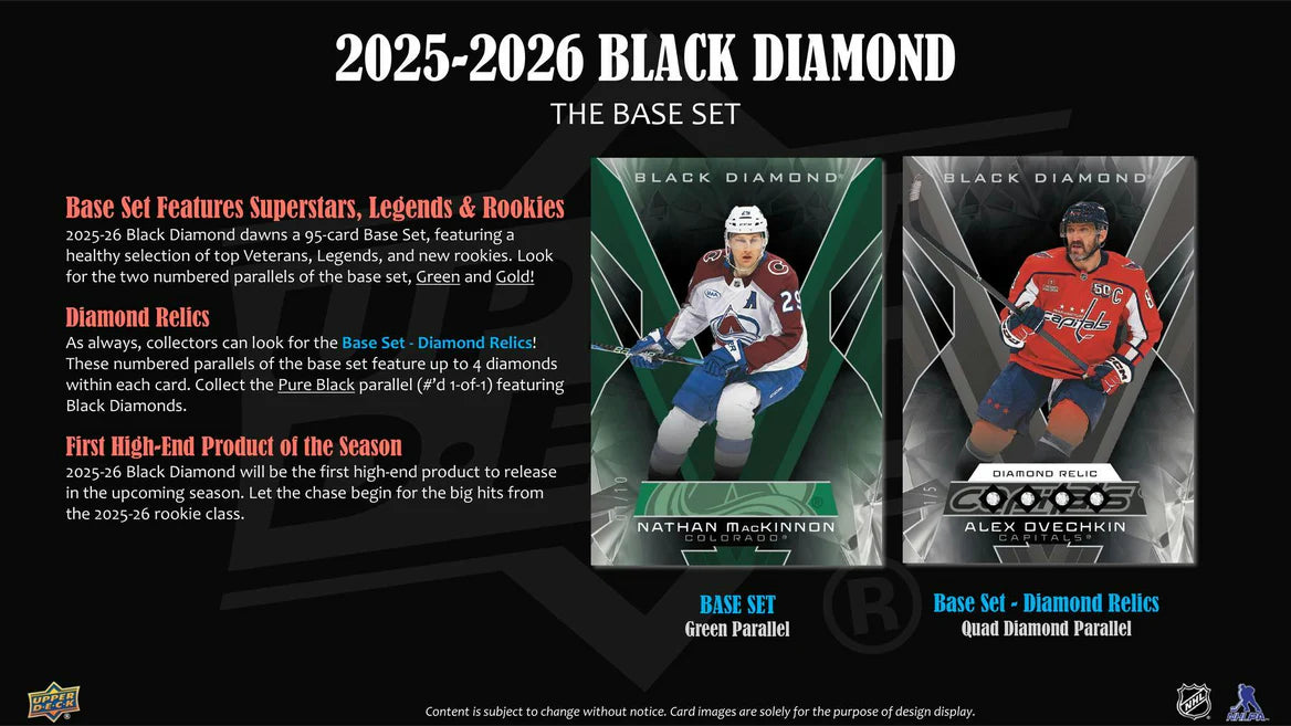 2025-26 Upper Deck Black Diamond Hockey Hobby Box