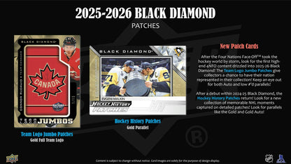 2025-26 Upper Deck Black Diamond Hockey Hobby Box