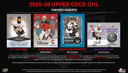 2026 Upper Deck CHL Hockey Hobby Box