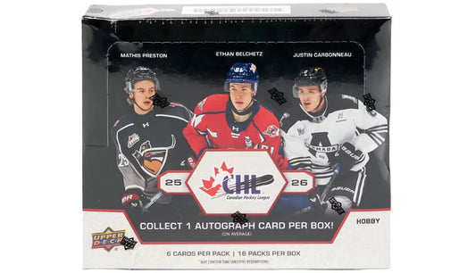 2026 Upper Deck CHL Hockey Hobby Box