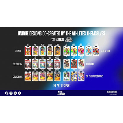 25 Club Legacyz Icons First Edition Soccer Hobby Box