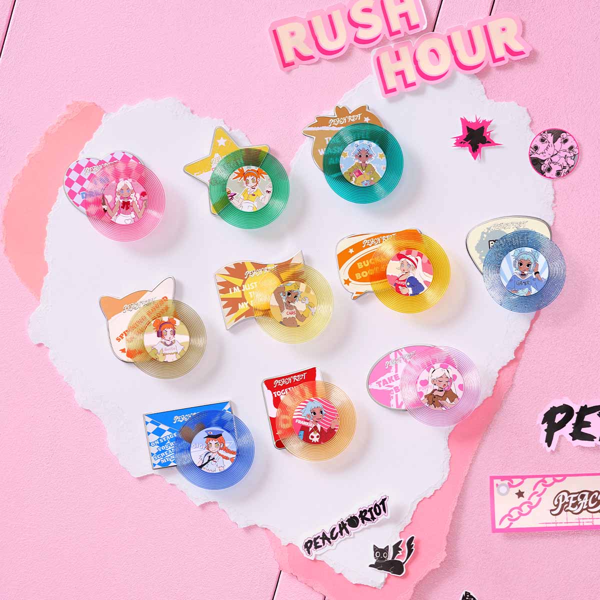 POP MART | Peach Riot | Rush Hour Series | Fridge Magnet Blind Box