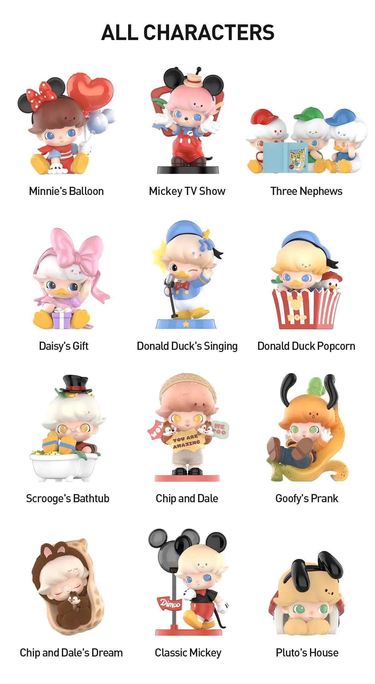 POP MART | DIMOO WORLD x Disney | Series Figures Blind Box