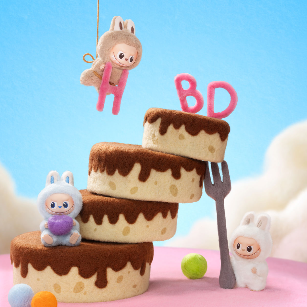 THE MONSTERS Pin for Love Series | Vinyl Plush Pendant Blind Box