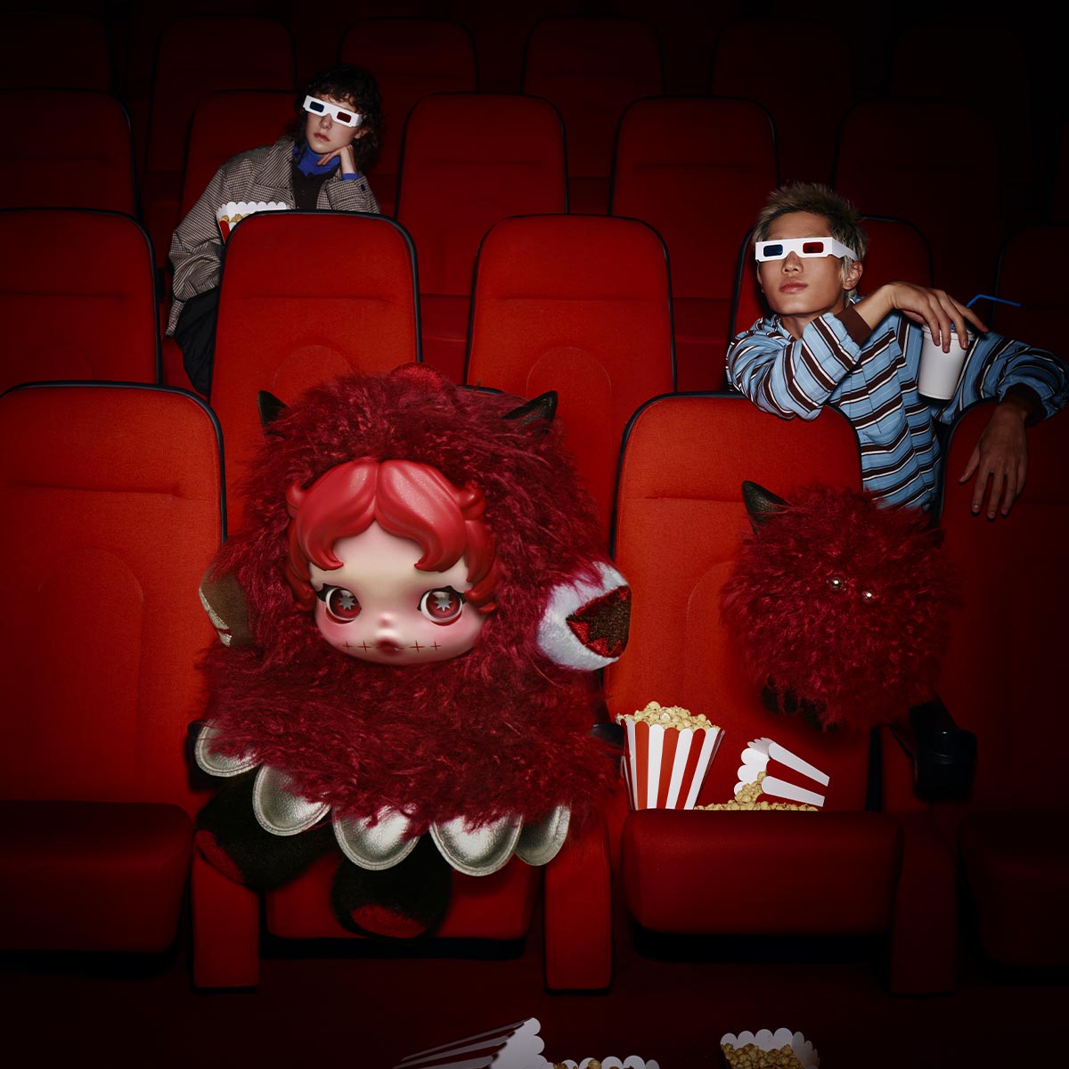 POP MART | SKULLPANDA You Found Me! Series Plush Doll Pendant