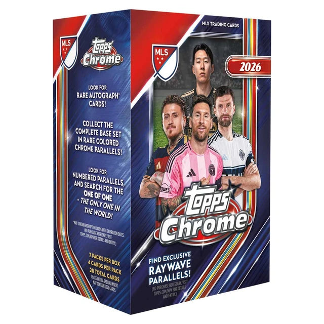 2026 Topps Chrome MLS Soccer Blaster Box