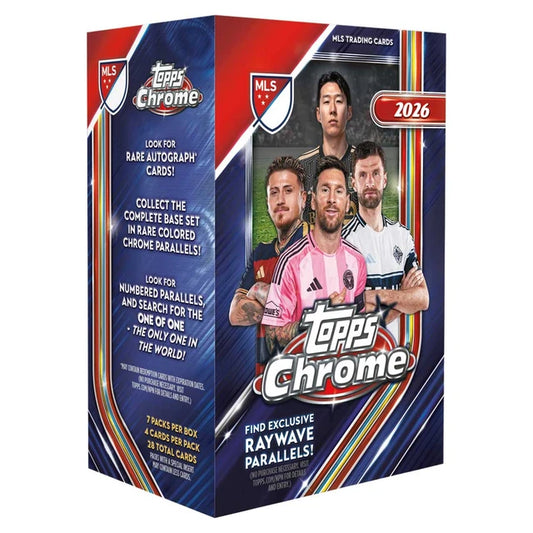 2026 Topps Chrome MLS Soccer Blaster Box
