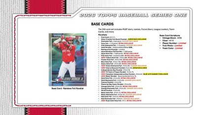 2026 Topps Baseball Series 1 Super Box