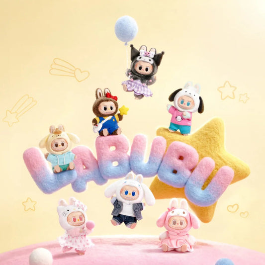 THE MONSTERS × Hello Kitty and Friends Series Vinyl Plush Pendant Blind Box