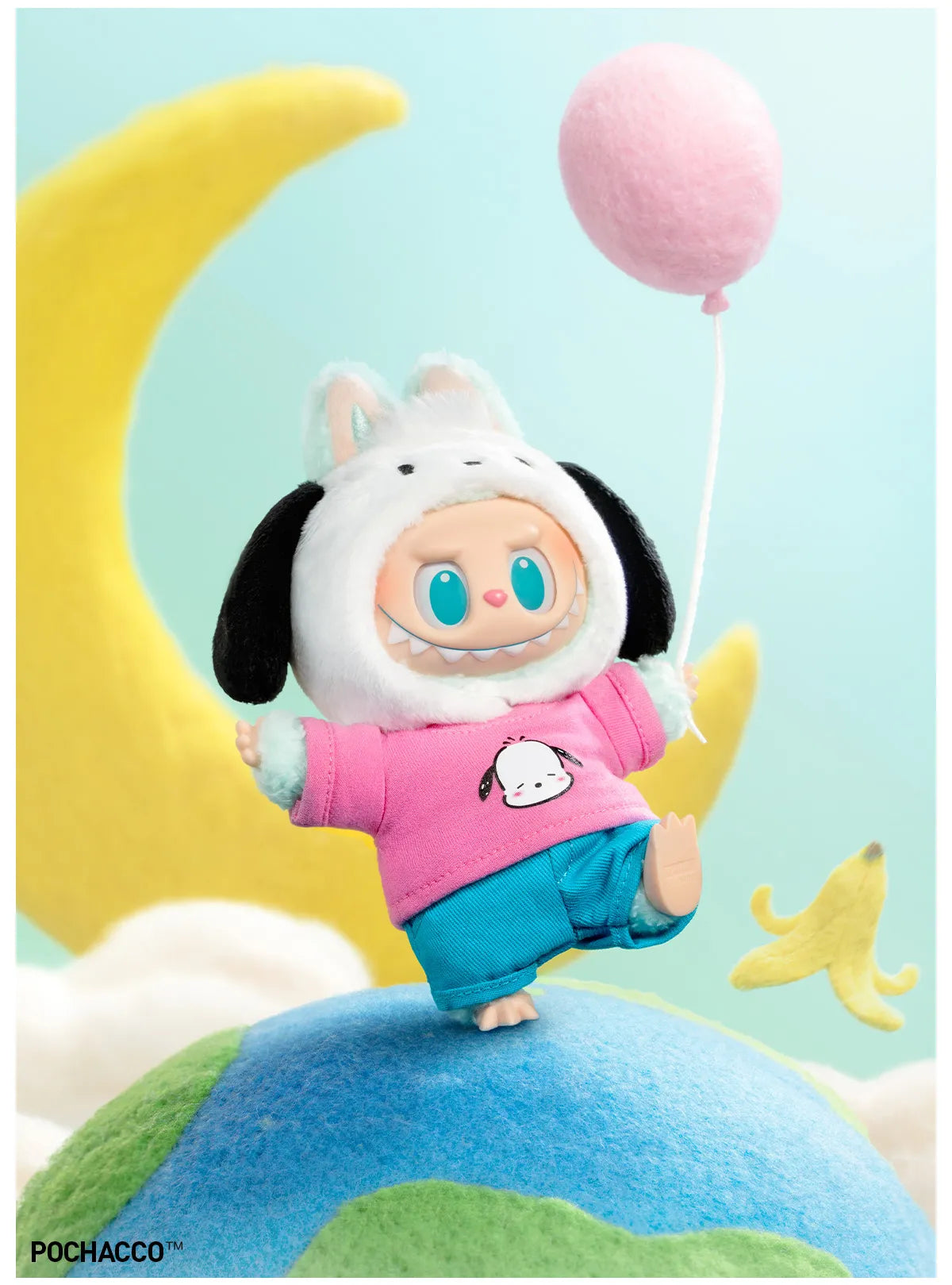 THE MONSTERS × Hello Kitty and Friends Series Vinyl Plush Pendant Blind Box Labubu