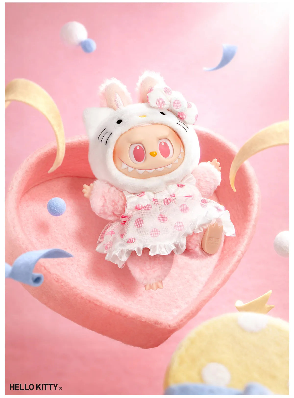 THE MONSTERS × Hello Kitty and Friends Series Vinyl Plush Pendant Blind Box Labubu
