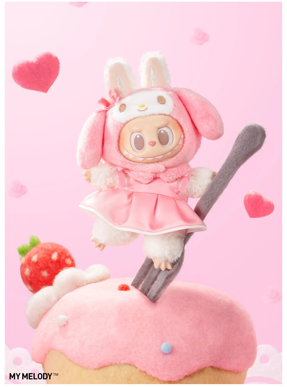 THE MONSTERS × Hello Kitty and Friends Series Vinyl Plush Pendant Blind Box Labubu
