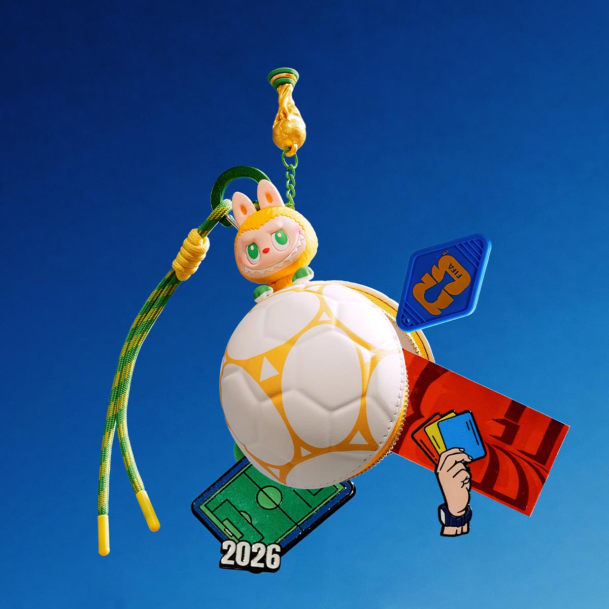 THE MONSTERS × FIFA SERIES Football-shaped Mini Bag Blind Box