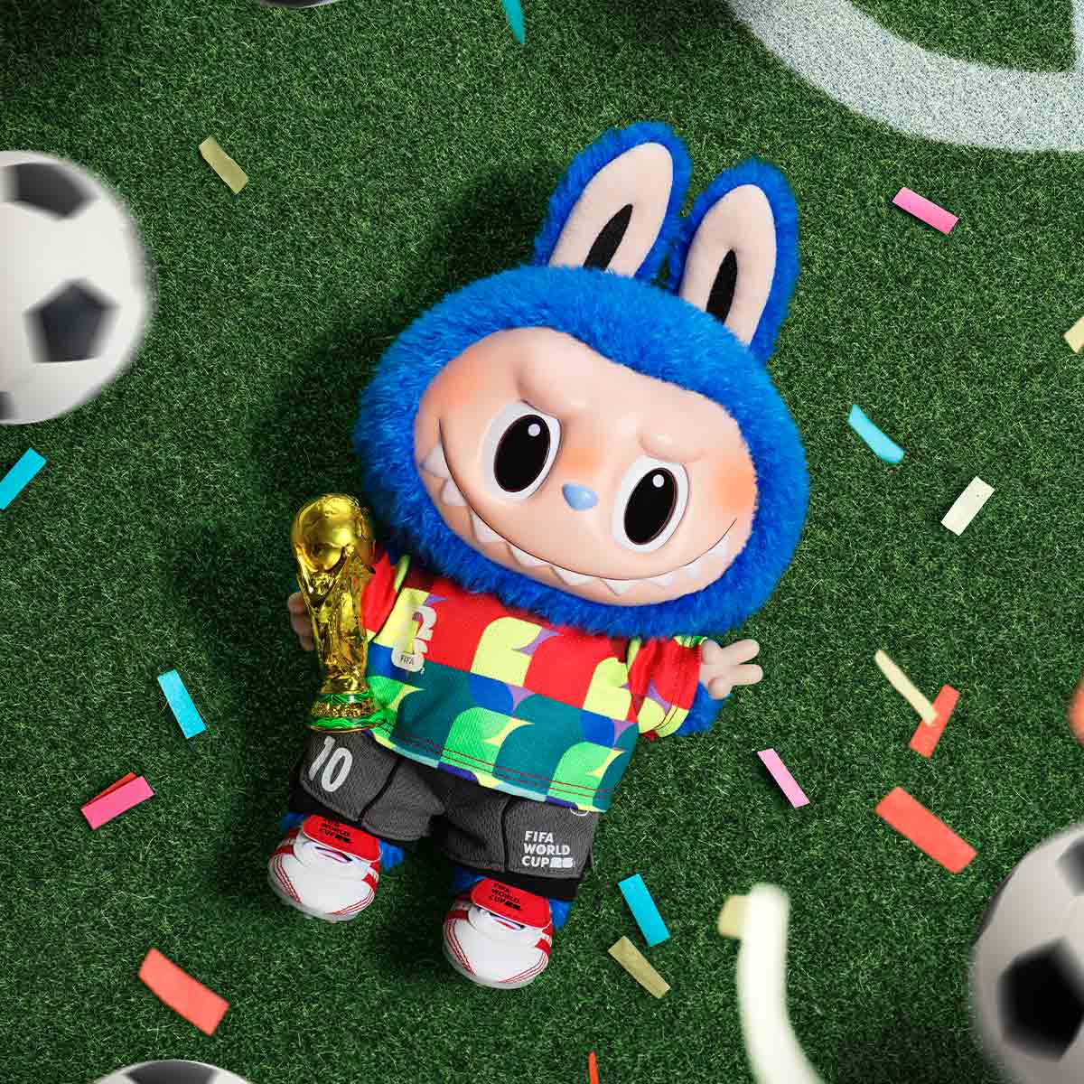 LABUBU × FIFA SERIES Catch the Win Vinyl Plush Doll