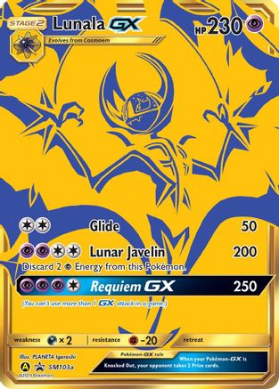Lunala GX (SM103a) [Soleil et Lune : Promos Black Star] 