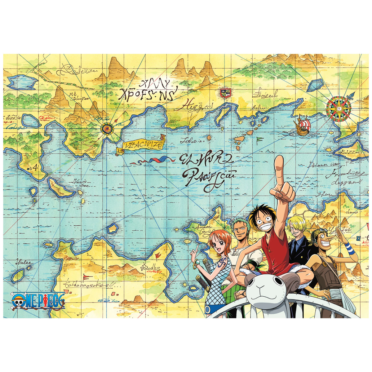 One Piece "Sailing the Going Merry" 1,000 Piece Puzzle
