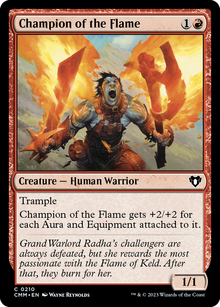 Champion of the Flame (CMM-210) - [Commander Masters]