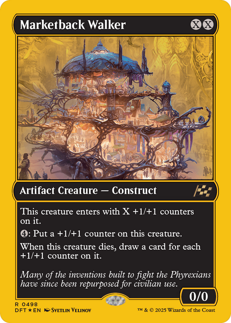 Marketback Walker (DFT-498) - [Aetherdrift] Foil