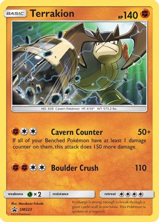Terrakion - SM223 SM223/248 - [SM Promos] Holofoil