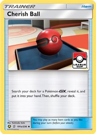 Cherish Ball - 191a/236 (League Cup) 191a/236 - [League & Championship Cards] Reverse Holofoil