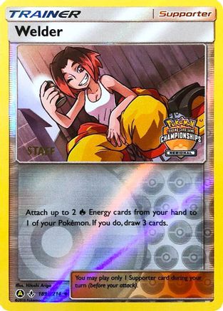 Welder - 189a/214 (Regional Championships) [Staff] 189a - [League & Championship Cards] Reverse Holofoil