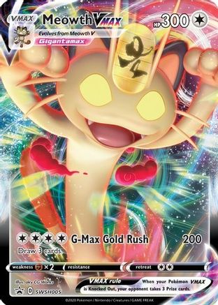 Meowth VMAX (SWSH005) [Épée et Bouclier : Promos Black Star] 