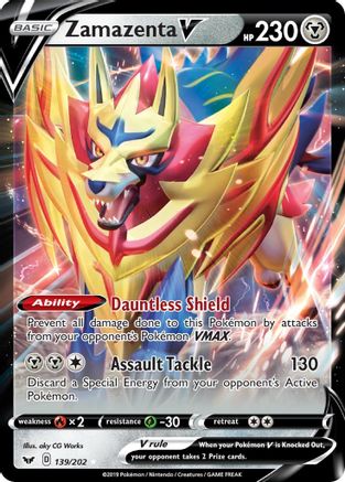 Zamazenta V (139/202) [Épée et bouclier : ensemble de base] 