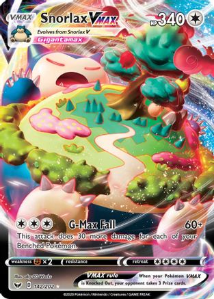 Snorlax VMAX 142/202 - [SWSH01 Sword & Shield Base Set] Holofoil