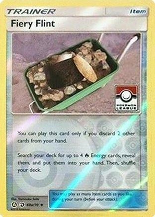 Fiery Flint - 60a/70 (Pokemon League) 60a/70 - [League & Championship Cards] Reverse Holofoil
