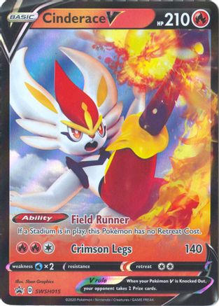 Cinderace V - SWSH015 SWSH015/307 - [SWSH Sword & Shield Promo Cards] Holofoil