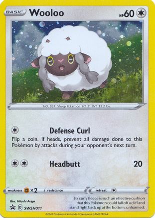 Wooloo - SWSH011 SWSH011/307 - [SWSH Sword & Shield Promo Cards] Holofoil
