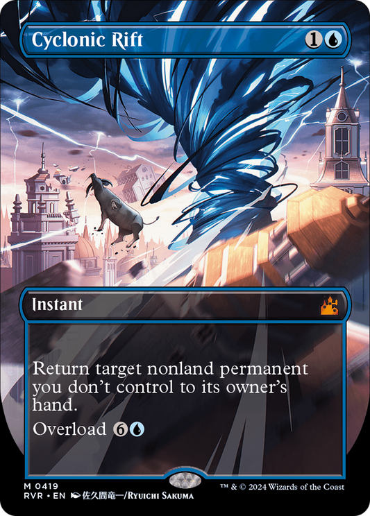 Cyclonic Rift (RVR-419) - [Ravnica Remastered] (Borderless) Foil