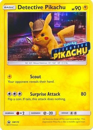 Detective Pikachu (Stamped) (SM170) [SM Promos] Holofoil